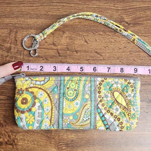 Vera Bradley Small Bag and Lanyard Set Lemon Parfait Retired Pattern (2011) - Picture 6 of 8